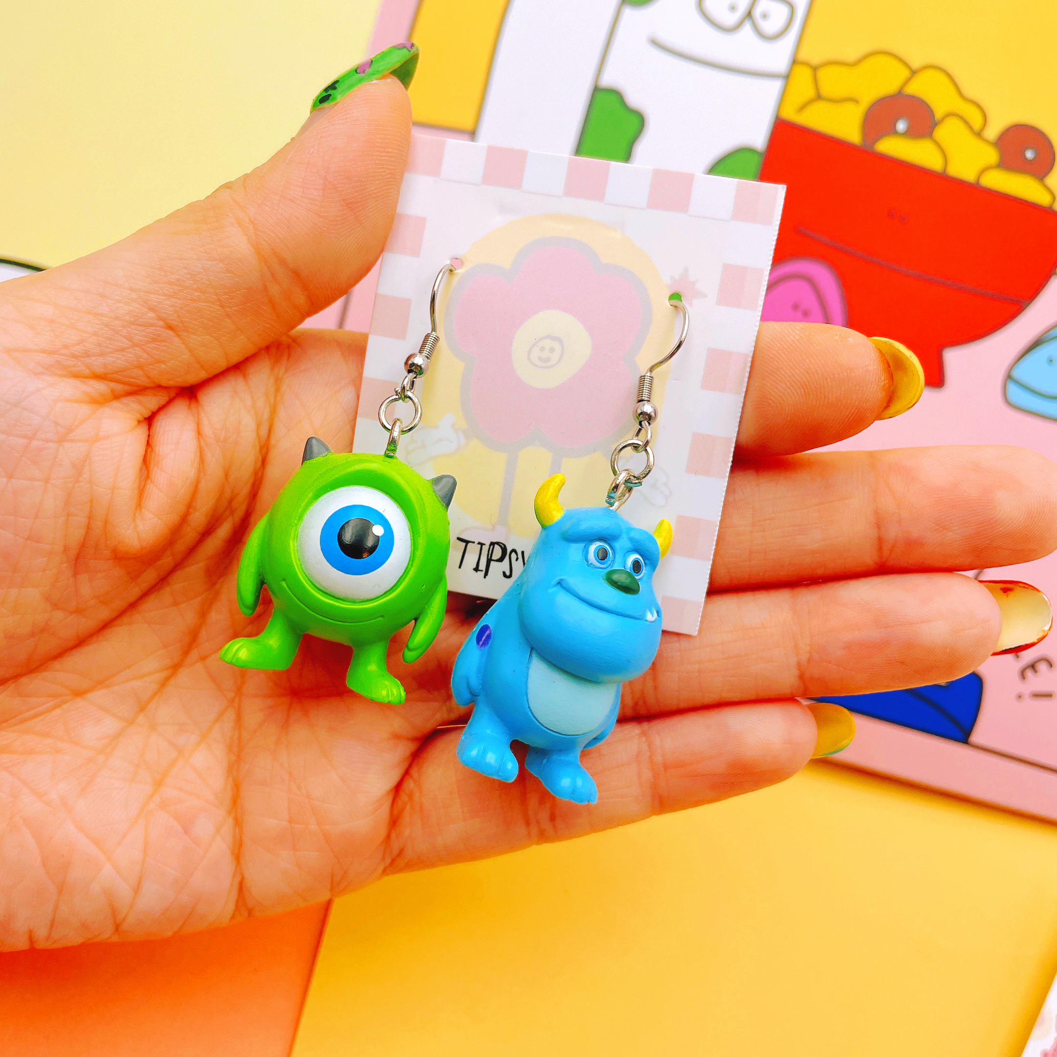 Mike and Sully Earrings