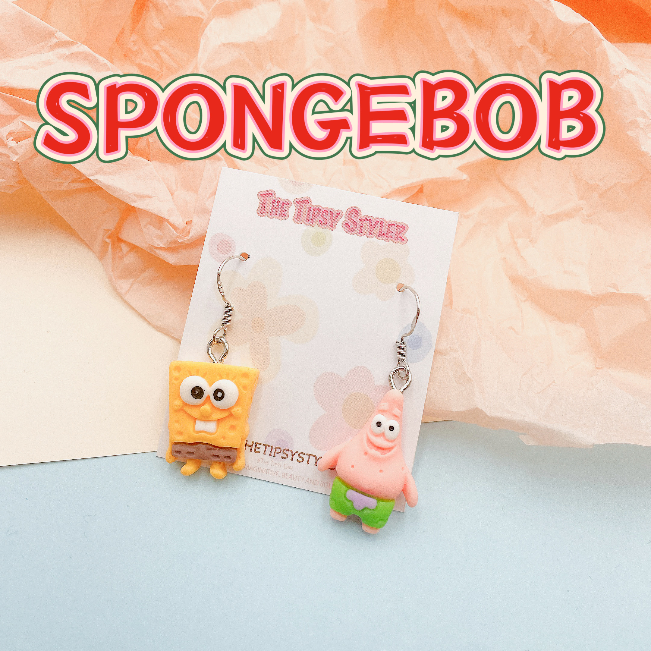 Spongebob & Patrick Earrings