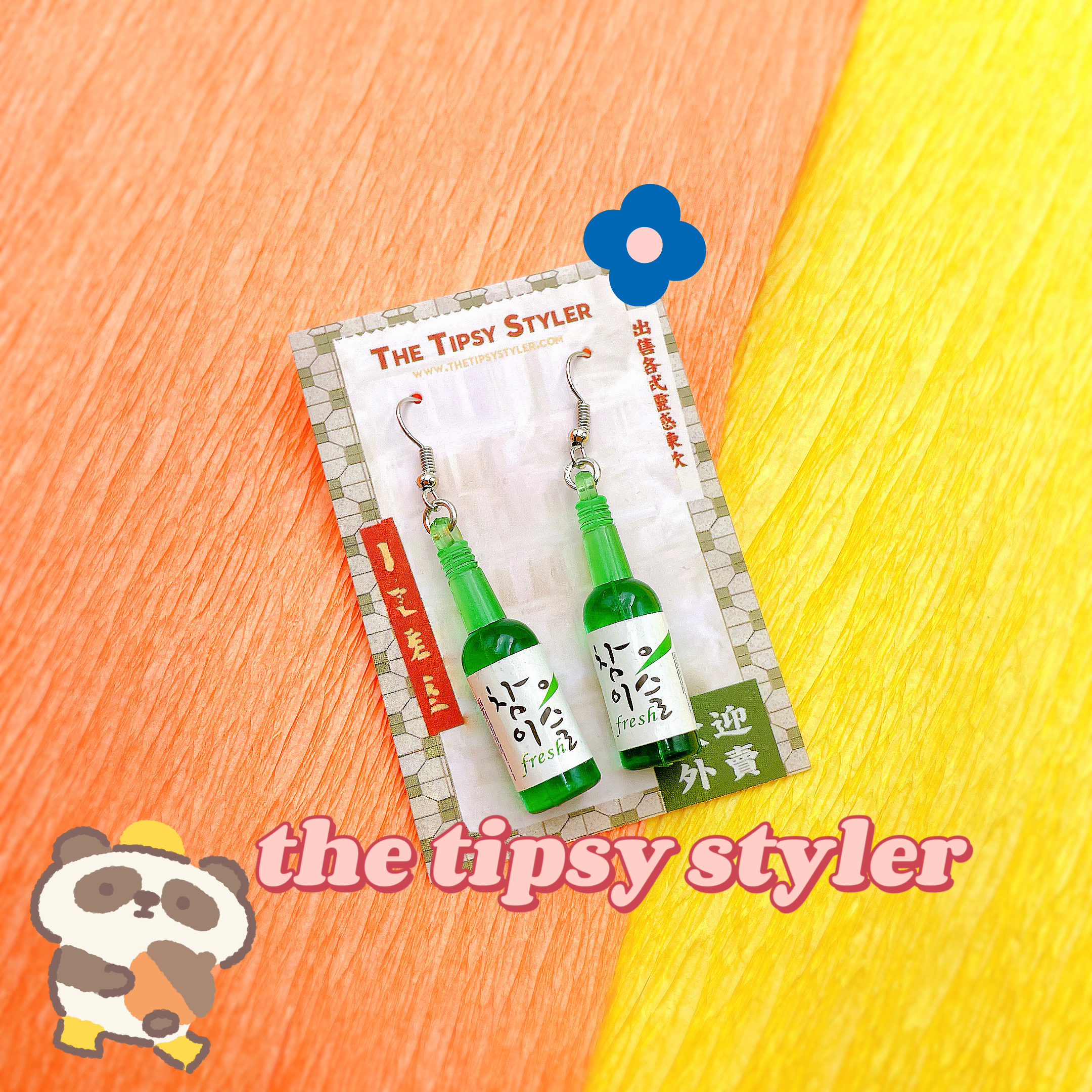 Soju Beer Earring