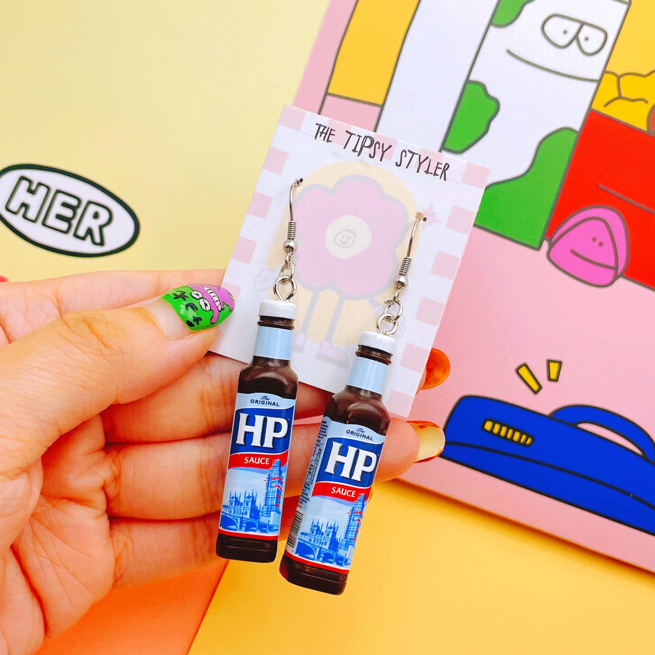 HP Sauce Earrings