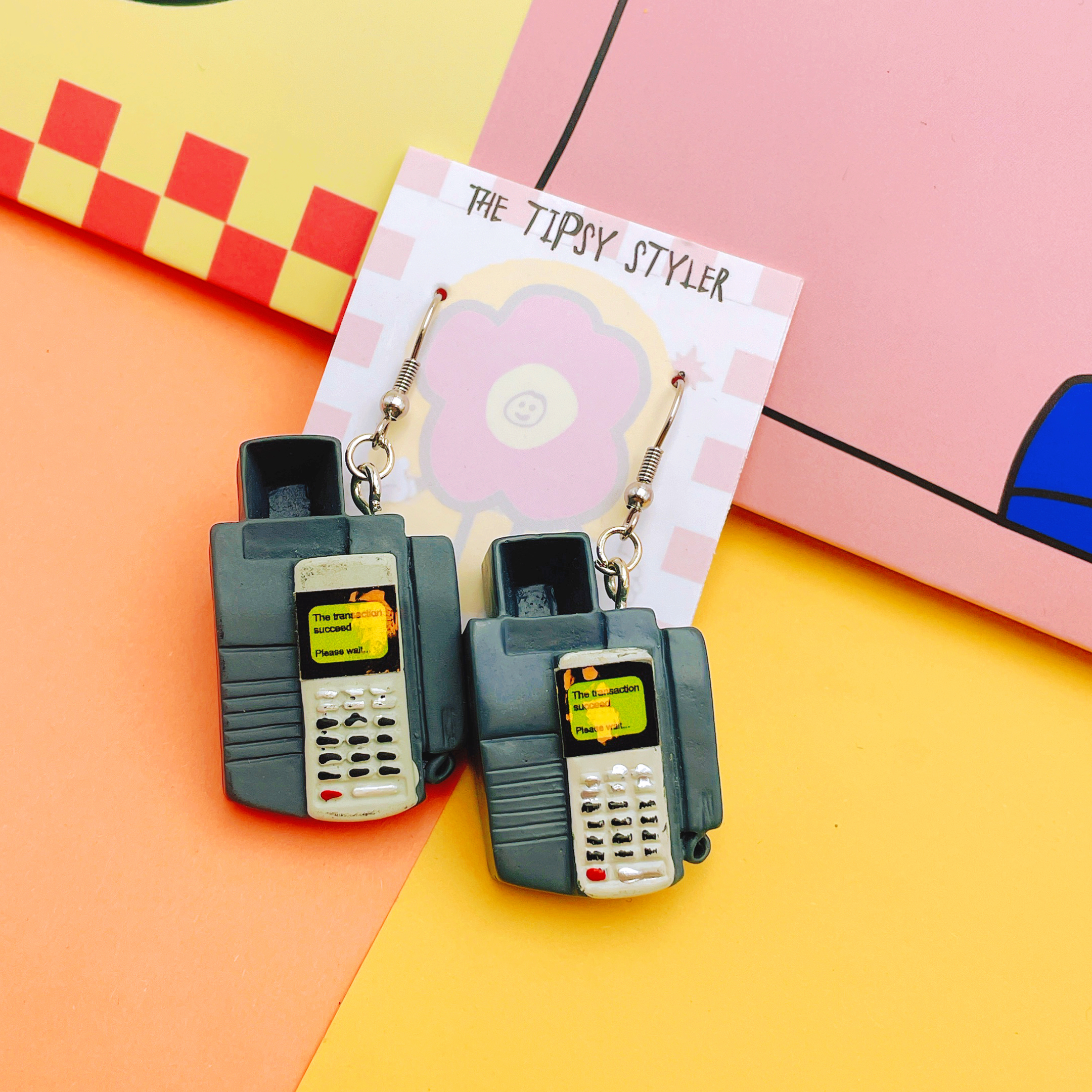 Credit Card Machine Earring