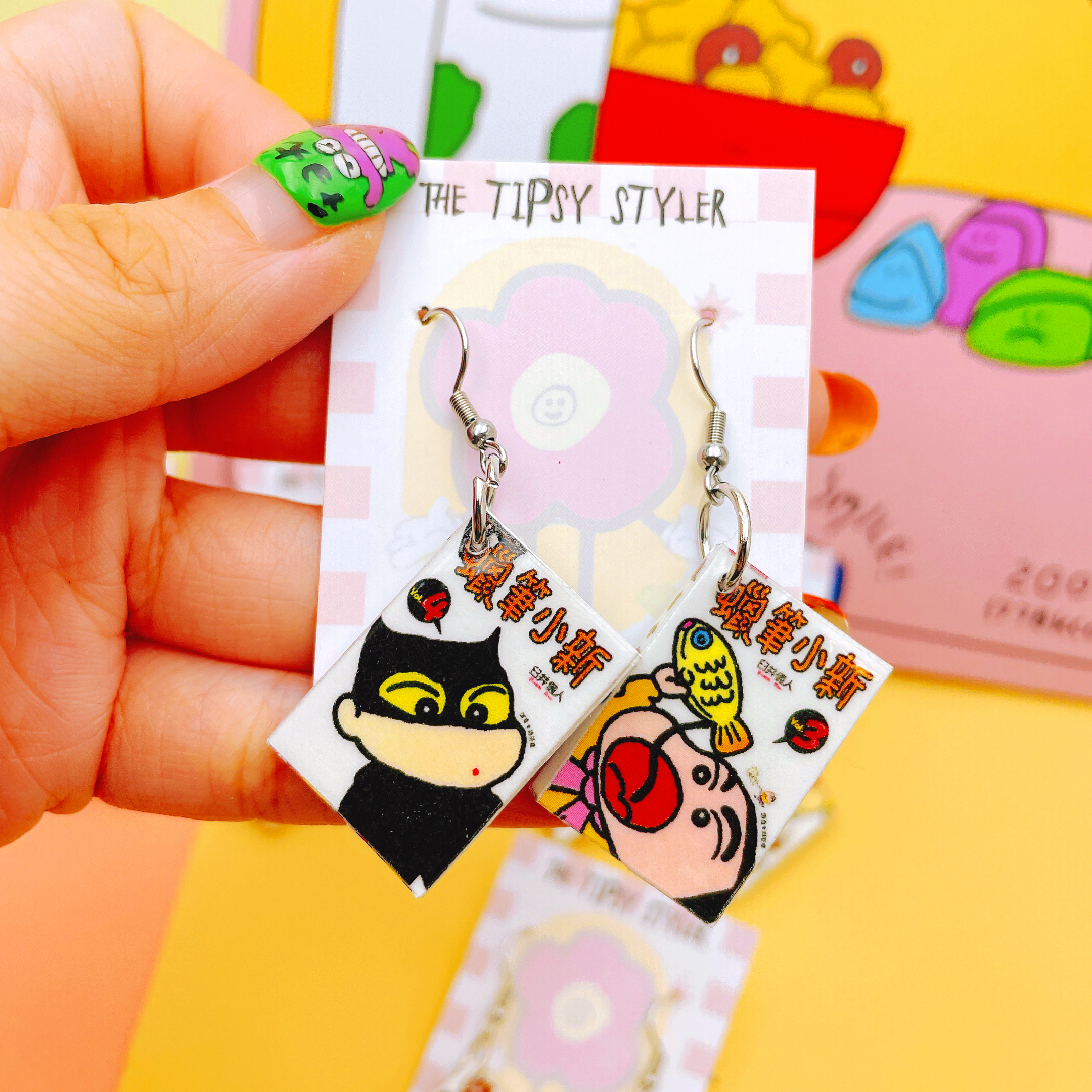 Mini Shin Chan Comic’s Earring