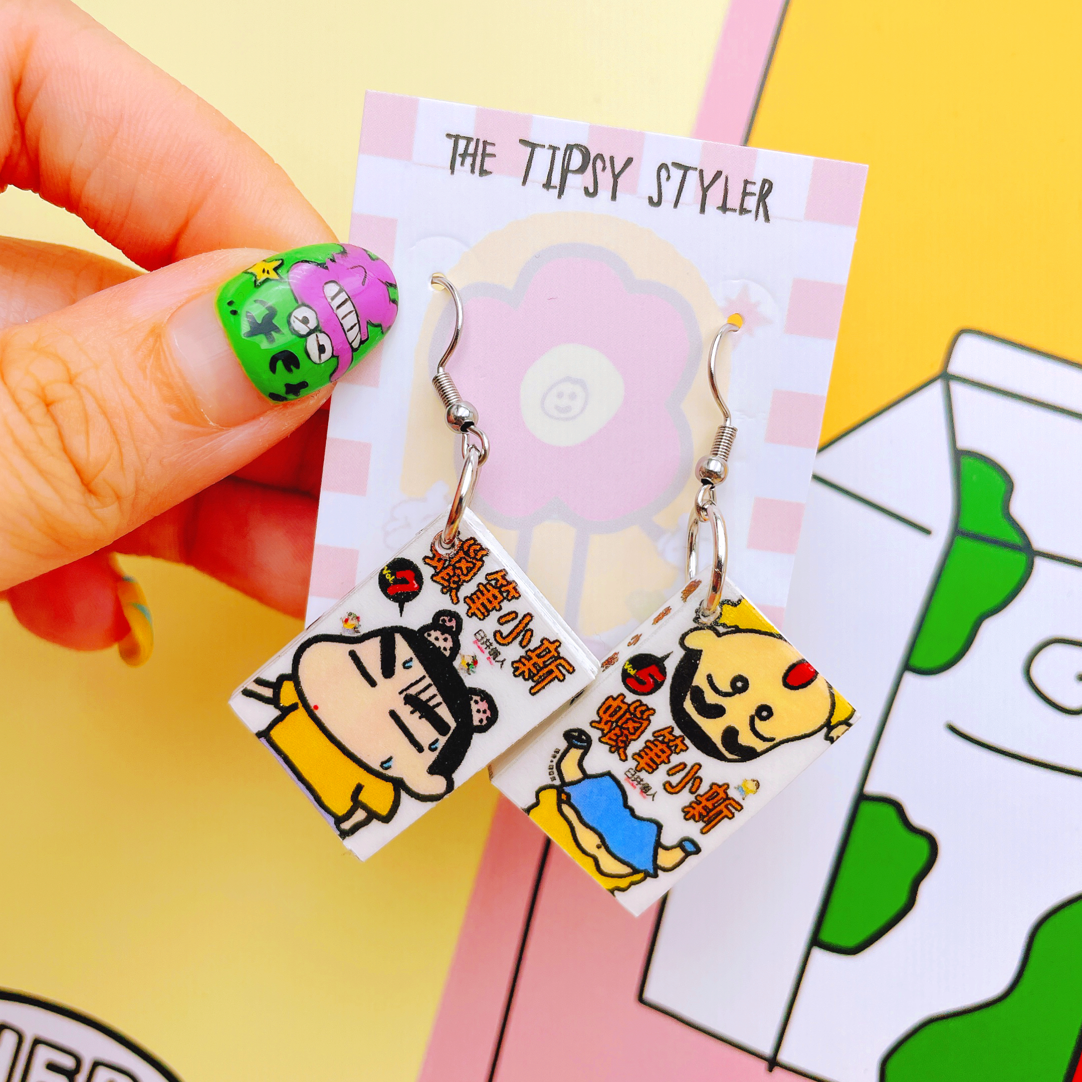 Mini Shin Chan Comic’s Earring