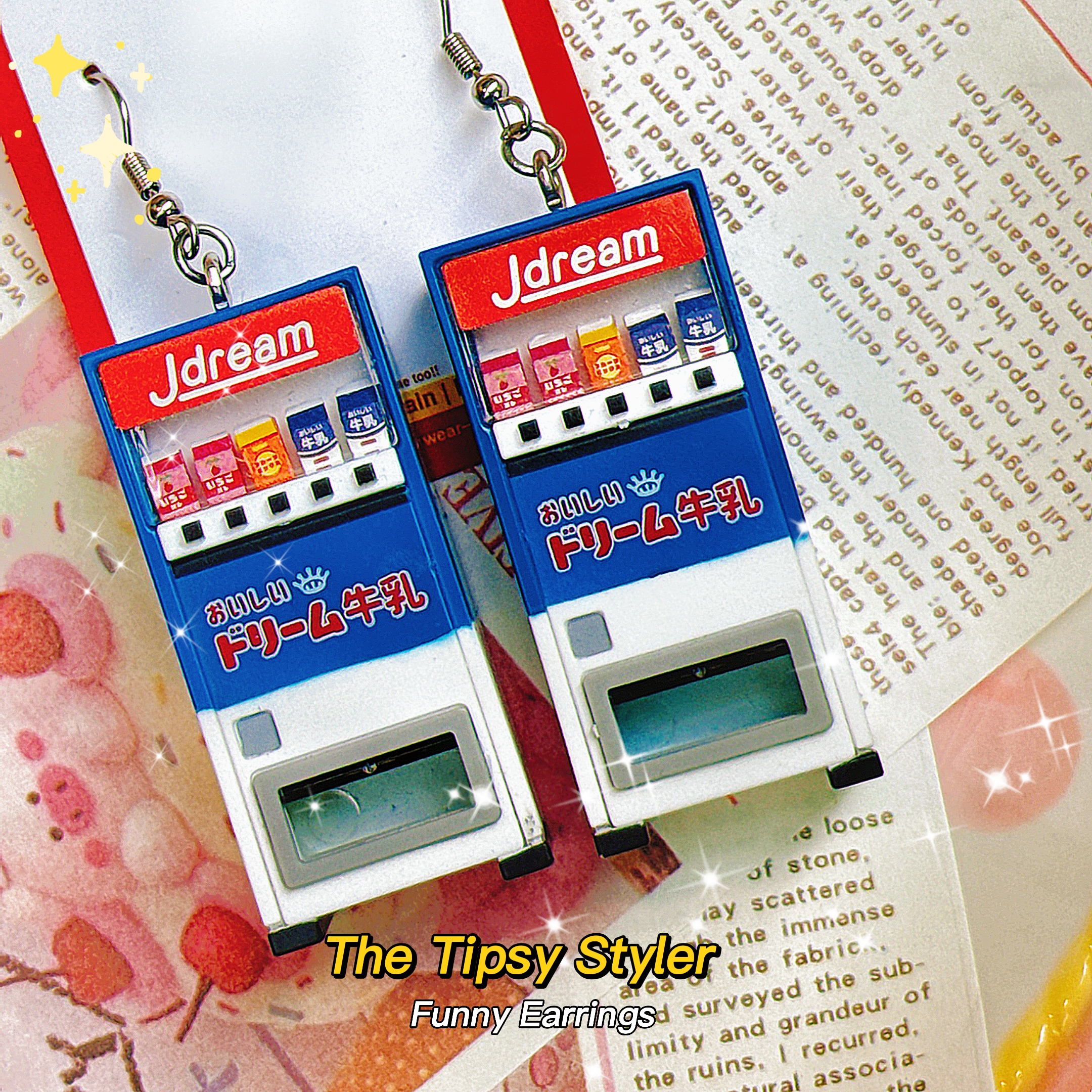 Vending Machine Earrings